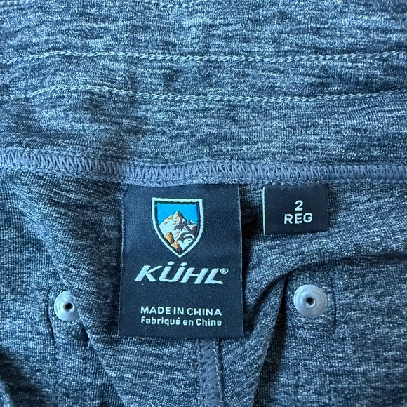 Kuhl SIZE 2 Heathered Gray Athleisure Straight Leg Cargo Pants - Picture 5 of 13